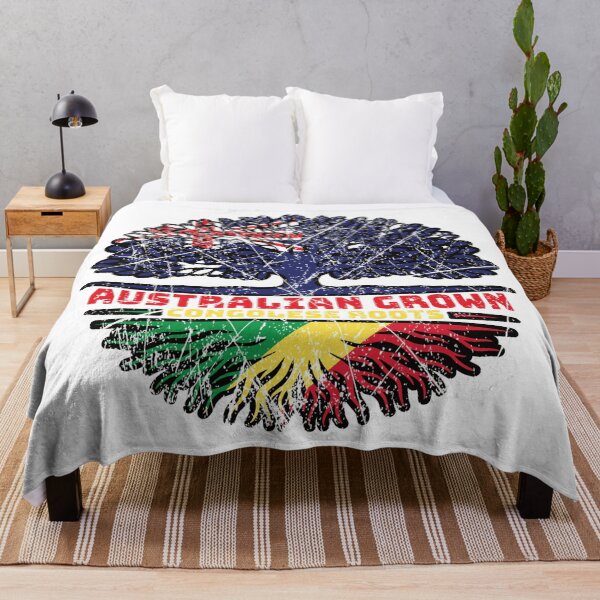 Item preview, Congo Congolese Australian Australia Tree Roots Flag designed and sold by FlagX.