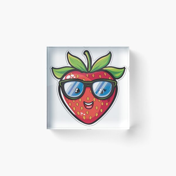 Item preview, Strawbery With Sunglasses designed and sold by NicolasGlowArt.