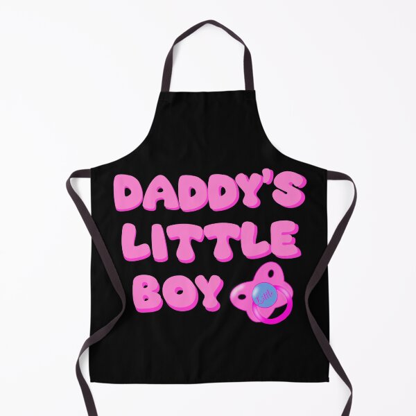 Item preview, Daddy’s Little Boy with pacifier in pink designed and sold by 1DaisyChainLane.