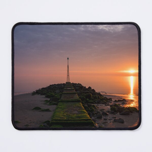 Item preview, Sea groynes at the seaside resort of Rhos-on-Sea. designed and sold by RobThorley.