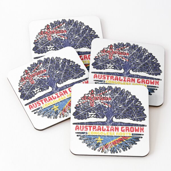 Item preview, Congo Congolese Australian Australia Tree Roots Flag designed and sold by FlagX.