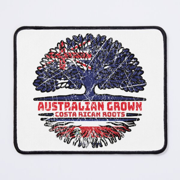 Item preview, Costa Rican Costa Rica Australian Australia Tree Roots Flag designed and sold by FlagX.