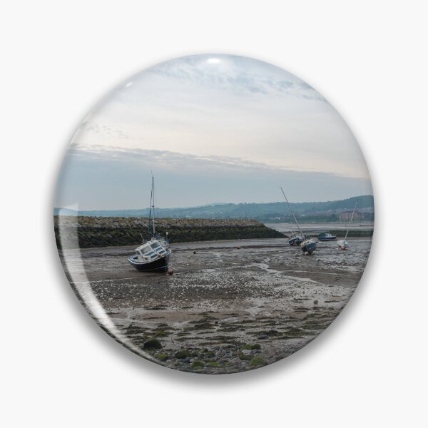 Item preview, Boats moored at Rhos-on-Sea at low tide. designed and sold by RobThorley.