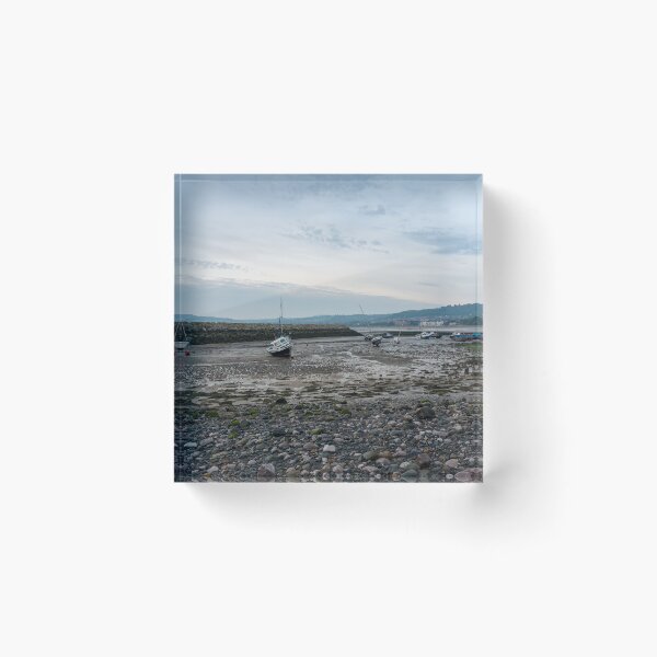 Item preview, Boats moored at Rhos-on-Sea at low tide. designed and sold by RobThorley.