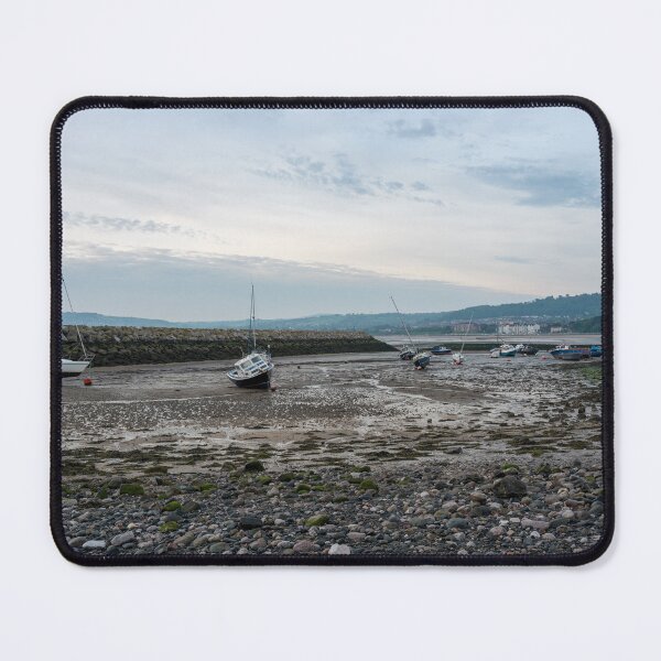 Item preview, Boats moored at Rhos-on-Sea at low tide. designed and sold by RobThorley.