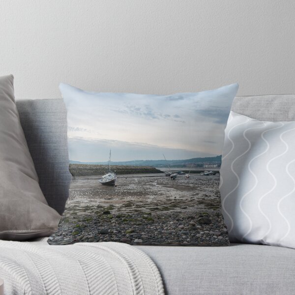 Item preview, Boats moored at Rhos-on-Sea at low tide. designed and sold by RobThorley.
