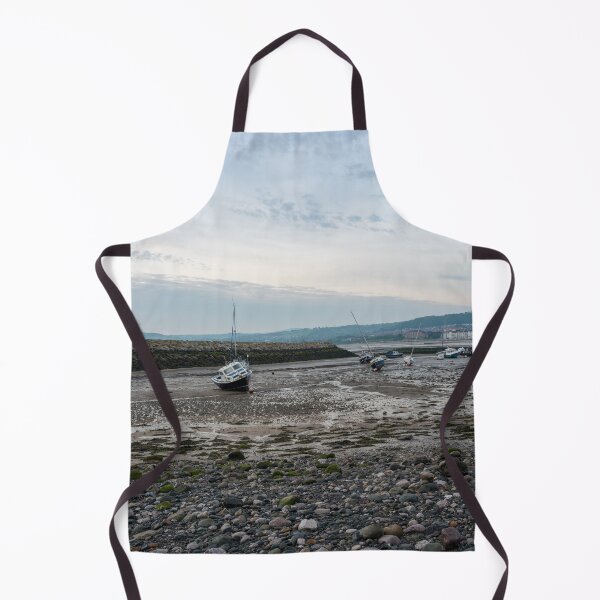 Item preview, Boats moored at Rhos-on-Sea at low tide. designed and sold by RobThorley.