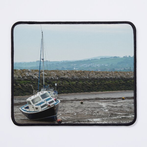 Item preview, Boats moored at Rhos-on-Sea at low tide. designed and sold by RobThorley.