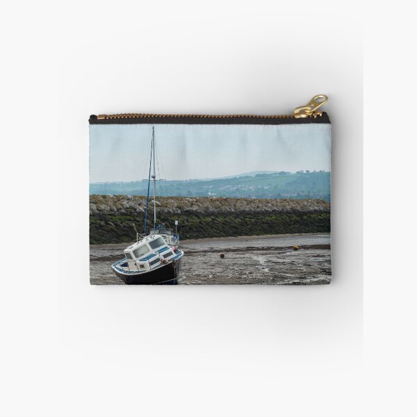 Item preview, Boats moored at Rhos-on-Sea at low tide. designed and sold by RobThorley.