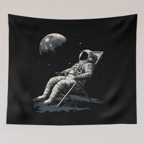 Item preview, Astronaut sunbathing designed and sold by DerSenat.