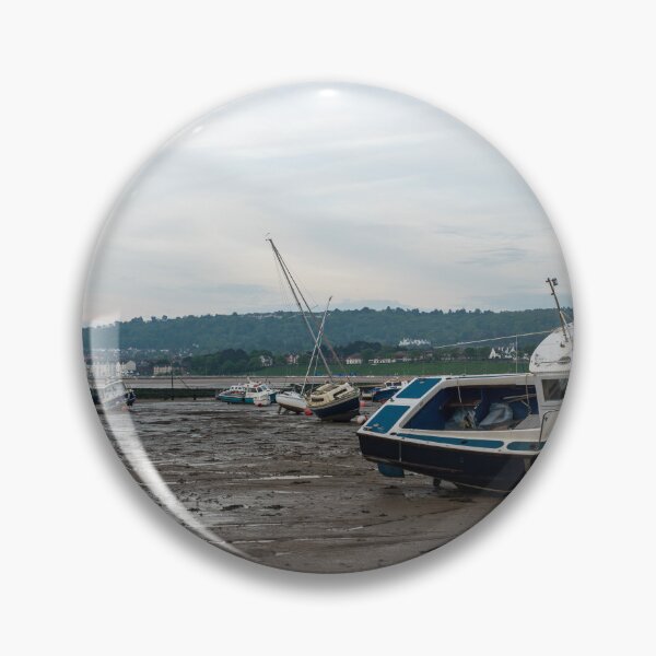 Item preview, Boats moored at Rhos-on-Sea at low tide. designed and sold by RobThorley.