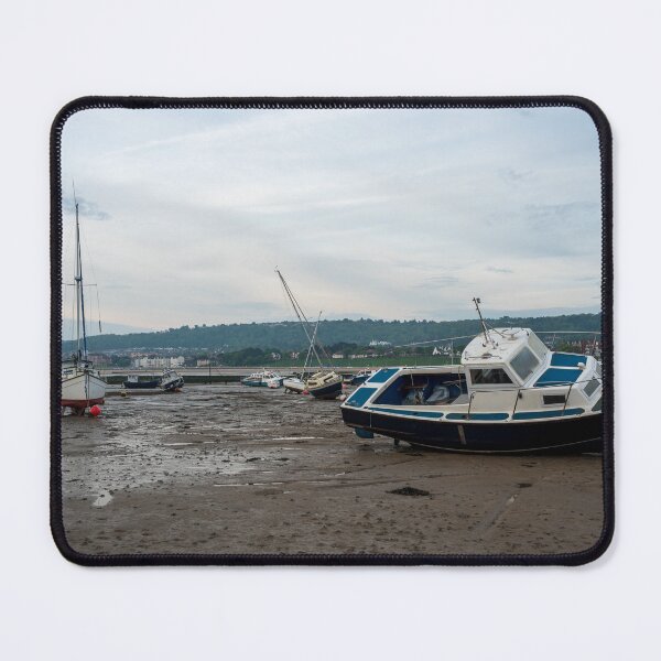 Item preview, Boats moored at Rhos-on-Sea at low tide. designed and sold by RobThorley.