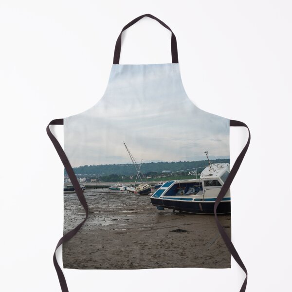 Item preview, Boats moored at Rhos-on-Sea at low tide. designed and sold by RobThorley.