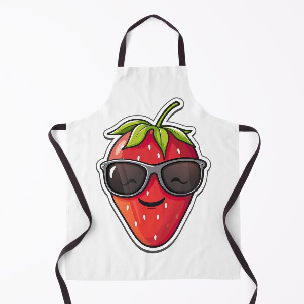 Artikelvorschau, Kawaii-Erdbeere mit Sonnenbrille entworfen und verkauft von NicolasGlowArt.