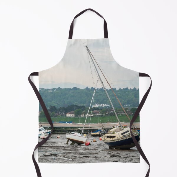 Item preview, Boats moored at Rhos-on-Sea at low tide. designed and sold by RobThorley.