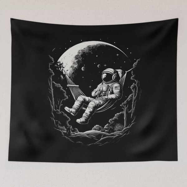 Item preview, Astronaut in a hammock designed and sold by DerSenat.