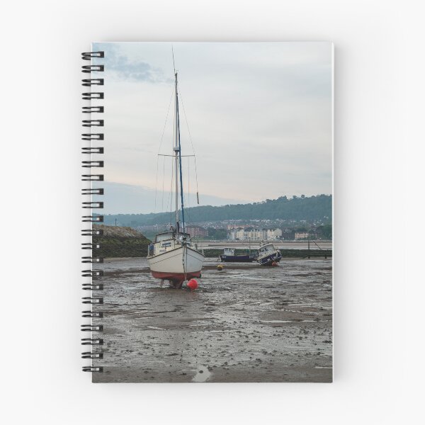 Item preview, Boats moored at Rhos-on-Sea at low tide. designed and sold by RobThorley.