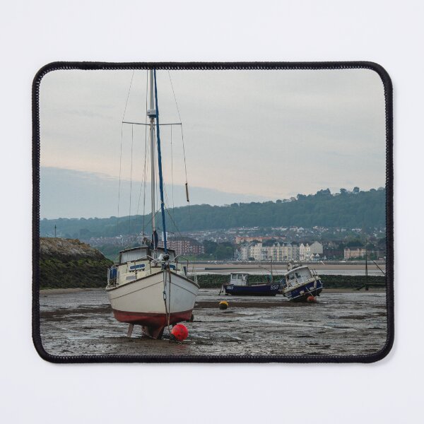 Item preview, Boats moored at Rhos-on-Sea at low tide. designed and sold by RobThorley.