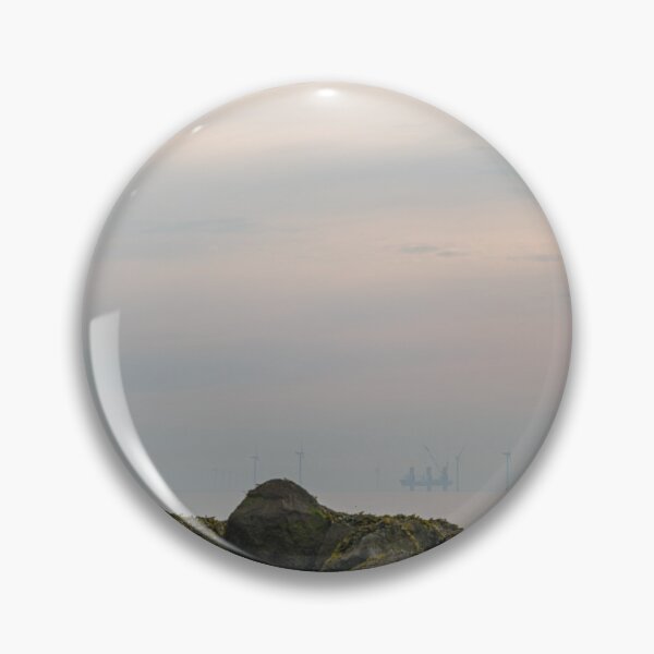 Item preview, The drilling platform and wind farm at Rhos-on-Sea. designed and sold by RobThorley.