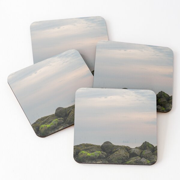 Item preview, The drilling platform and wind farm at Rhos-on-Sea. designed and sold by RobThorley.