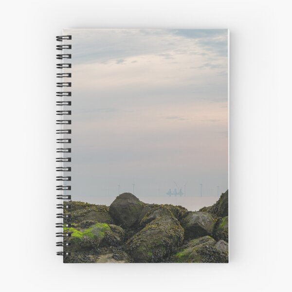 Item preview, The drilling platform and wind farm at Rhos-on-Sea. designed and sold by RobThorley.