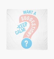 Keep Calm T-shirt/Keep Calm Apparel/ Keep Calm Accessory Scarf