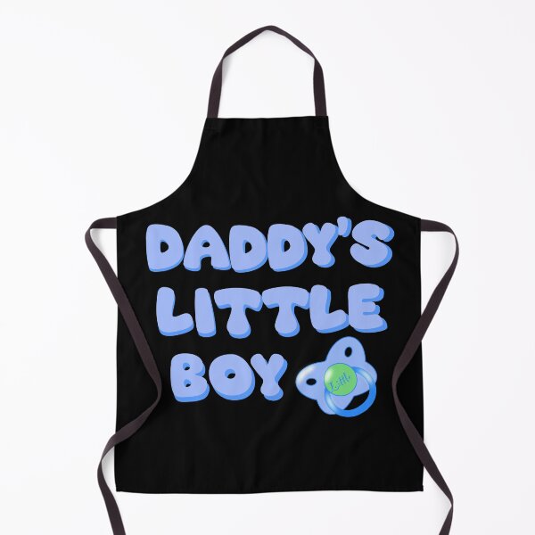 Item preview, Daddy’s Little Boy with pacifier in blue designed and sold by 1DaisyChainLane.