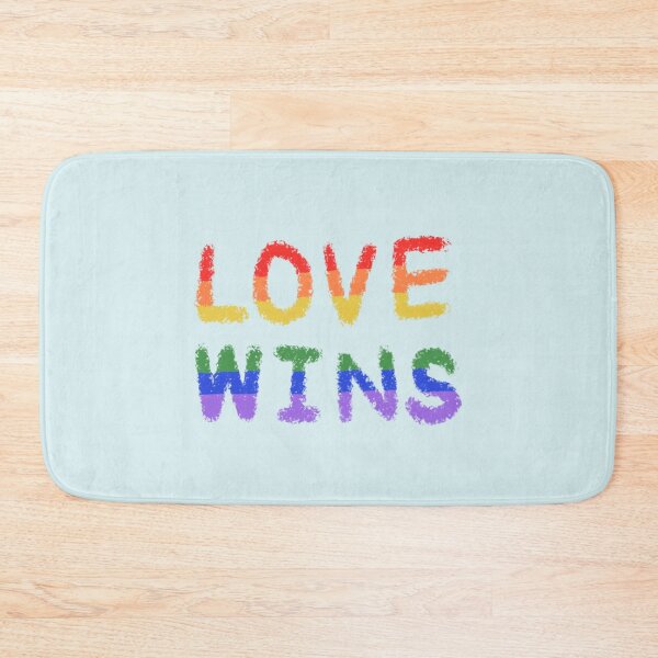 Item preview, Rainbow 'LOVE WINS' Handwriting designed and sold by SageKimIllust.