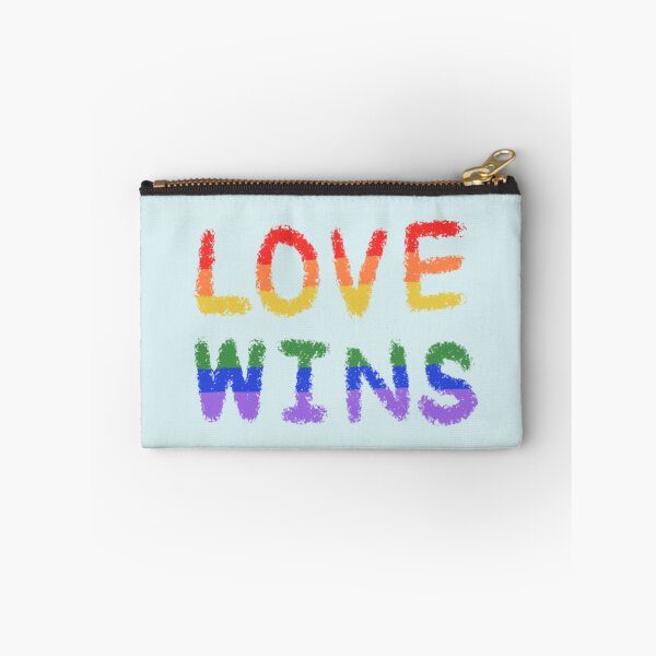 Item preview, Rainbow 'LOVE WINS' Handwriting designed and sold by SageKimIllust.