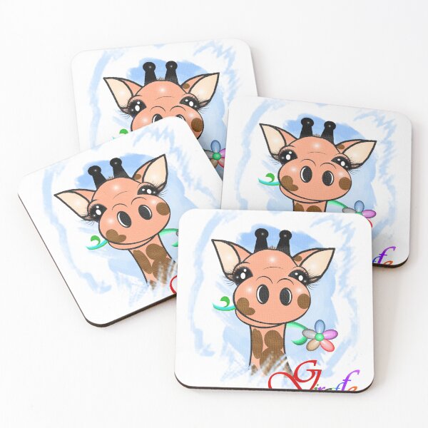 Item preview, Cute Giraffe face designed and sold by Shirley cute art .
