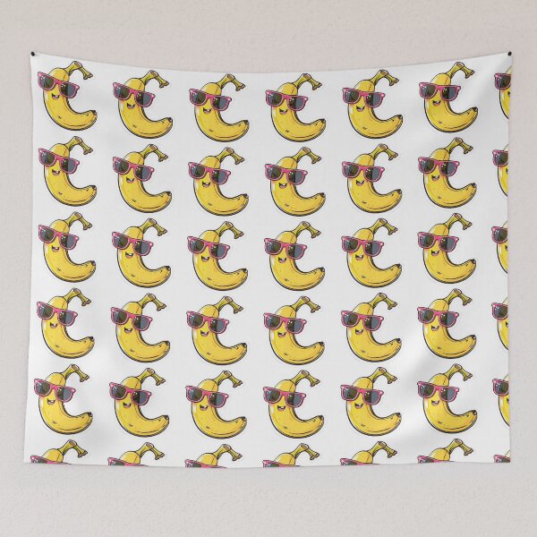 Item preview, Banana With Sunglasses designed and sold by NicolasGlowArt.