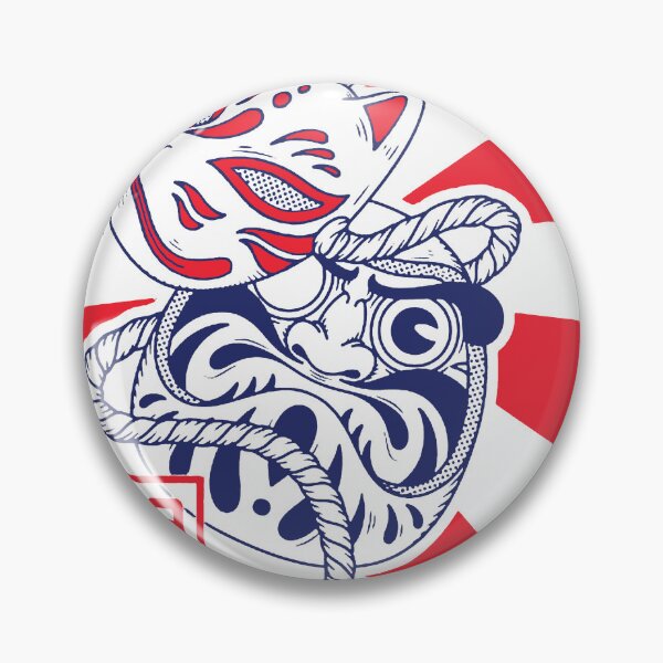Artikelvorschau, japanese Daruma doll and anbu mask t-shirt entworfen und verkauft von SickStyleShop.