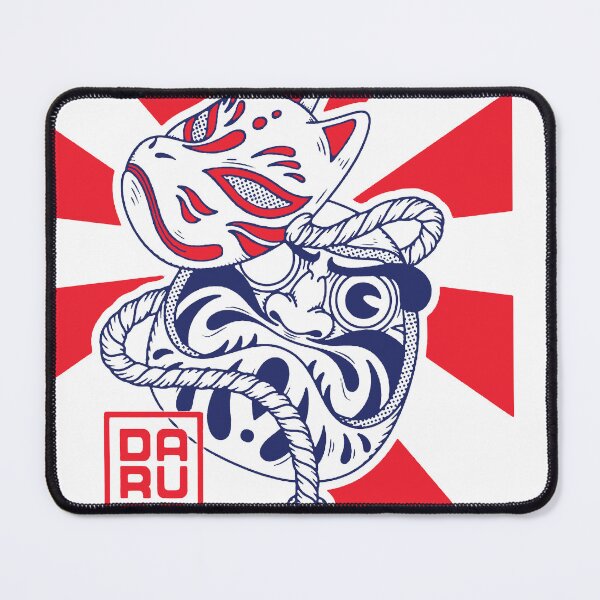 Item preview, japanese Daruma doll and anbu mask t-shirt designed and sold by SickStyleShop.