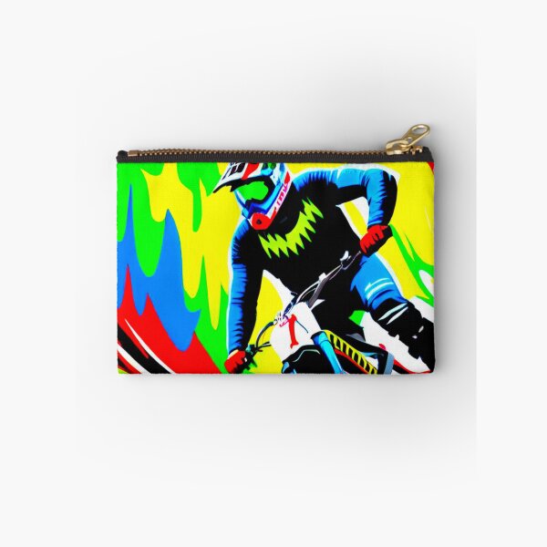 Item preview, Rainbow Trails: Multi-Coloured Biking Design designed and sold by GrizzlyCollective.