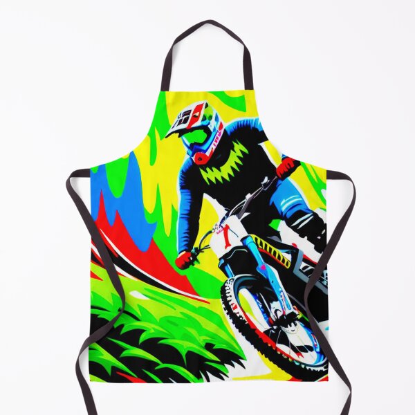 Item preview, Rainbow Trails: Multi-Coloured Biking Design designed and sold by GrizzlyCollective.