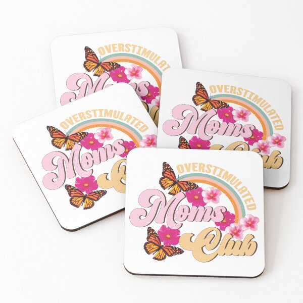 Item preview, Overstimulated Moms Club Gifts For Mums designed and sold by PrntqTreasures.