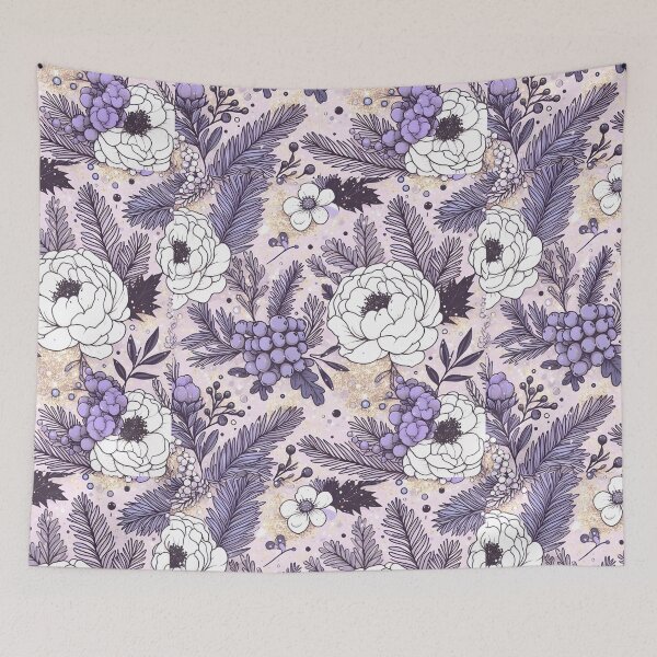 Item preview, Peonies and Juniper Berries designed and sold by FurryFantasy.