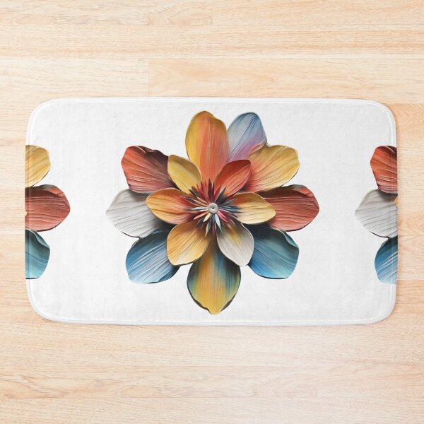 Item preview, watercolor rainbow flower designed and sold by AKRE R.
