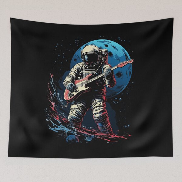 Item preview, Astronaut Rock Music Guitarist designed and sold by DerSenat.
