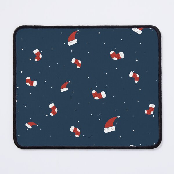 Item preview, Christmas design with hand drawn socks and hats. Decorative pattern for print, card, wrapping paper, packaging, poster, paper. designed and sold by friadesign.