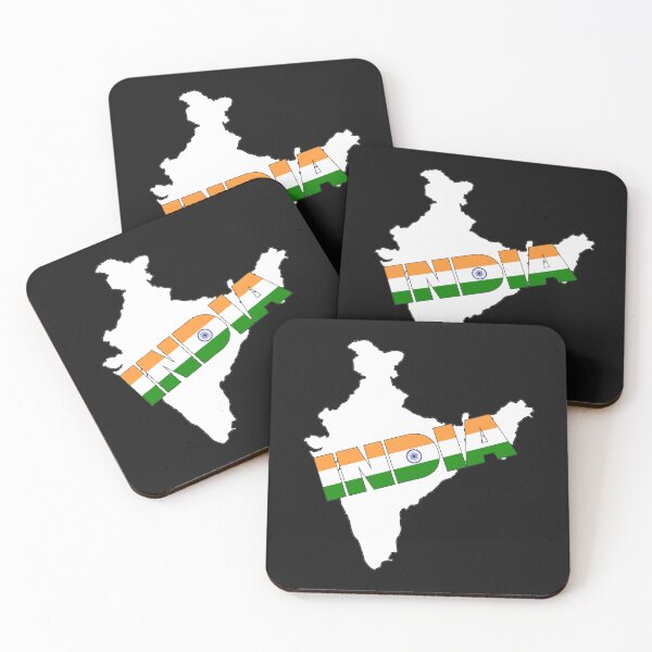 Item preview, India Flag Map  designed and sold by AnimalsDH305.