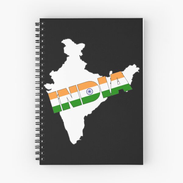 Item preview, India Flag Map  designed and sold by AnimalsDH305.