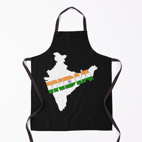 Item preview, India Flag Map designed and sold by AnimalsDH305.