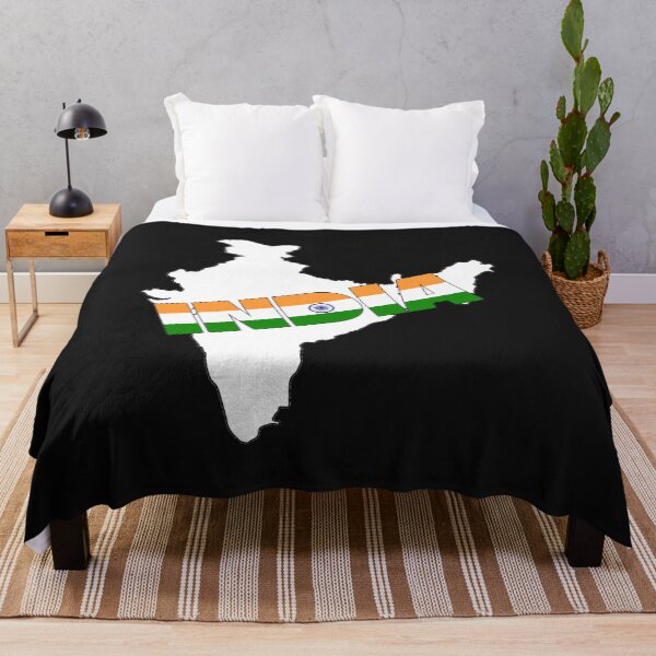 Item preview, India Flag Map  designed and sold by AnimalsDH305.
