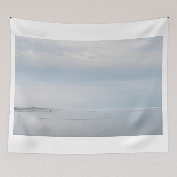 Item preview, Lone walker on the beach designed and sold by Zolachrome Photography.
