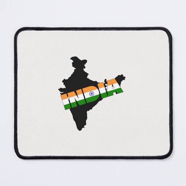Item preview,  India Flag Map  designed and sold by AnimalsDH305.