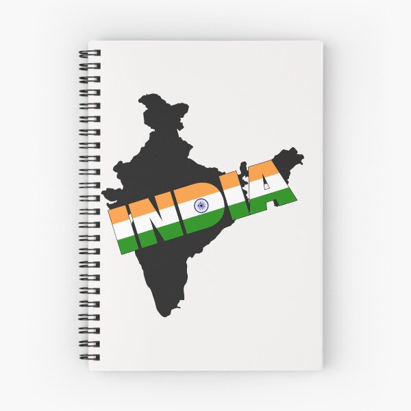 Item preview,  India Flag Map  designed and sold by AnimalsDH305.