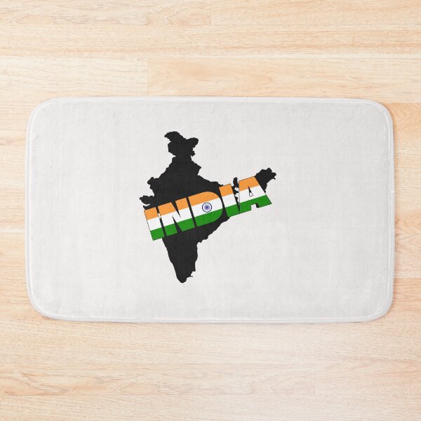 Item preview,  India Flag Map  designed and sold by AnimalsDH305.