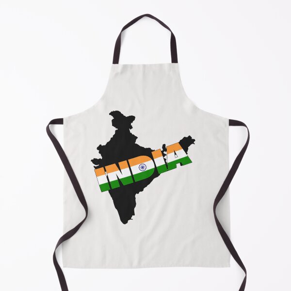 Item preview, India Flag Map designed and sold by AnimalsDH305.