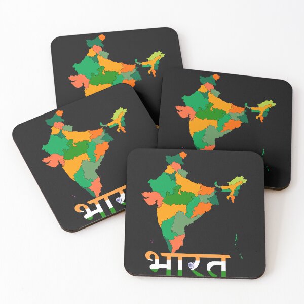 Item preview, India Flag Map  designed and sold by AnimalsDH305.